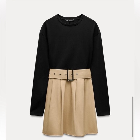NWT Zara BELTED COMBINATION
SHORT DRESS  M
🚨 My prices are firm, no discount - Picture 7 of 9